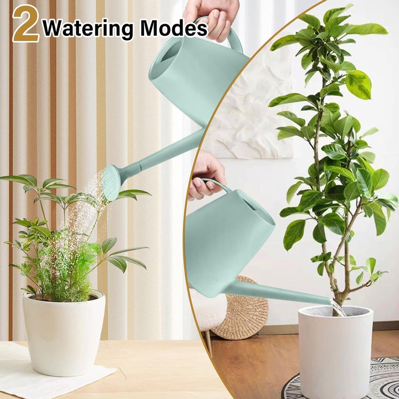 VKPLITE Plant Watering Can - Plastic Indoor and Outdoor - 1/2 Gallon - Green - Image 4